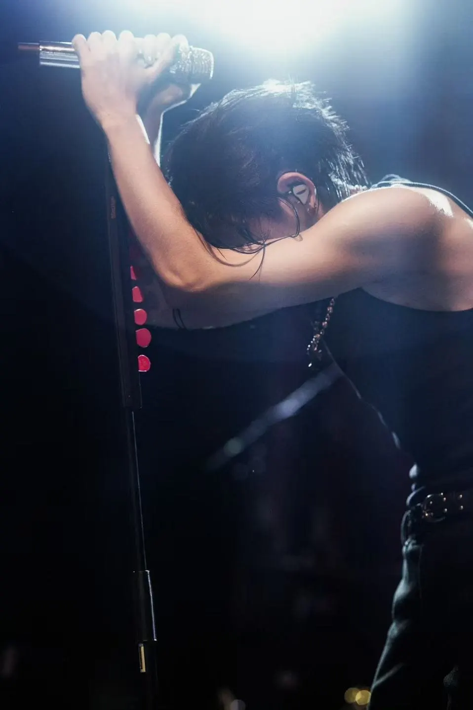Wang Linkai photographed from the stage during the London concert.